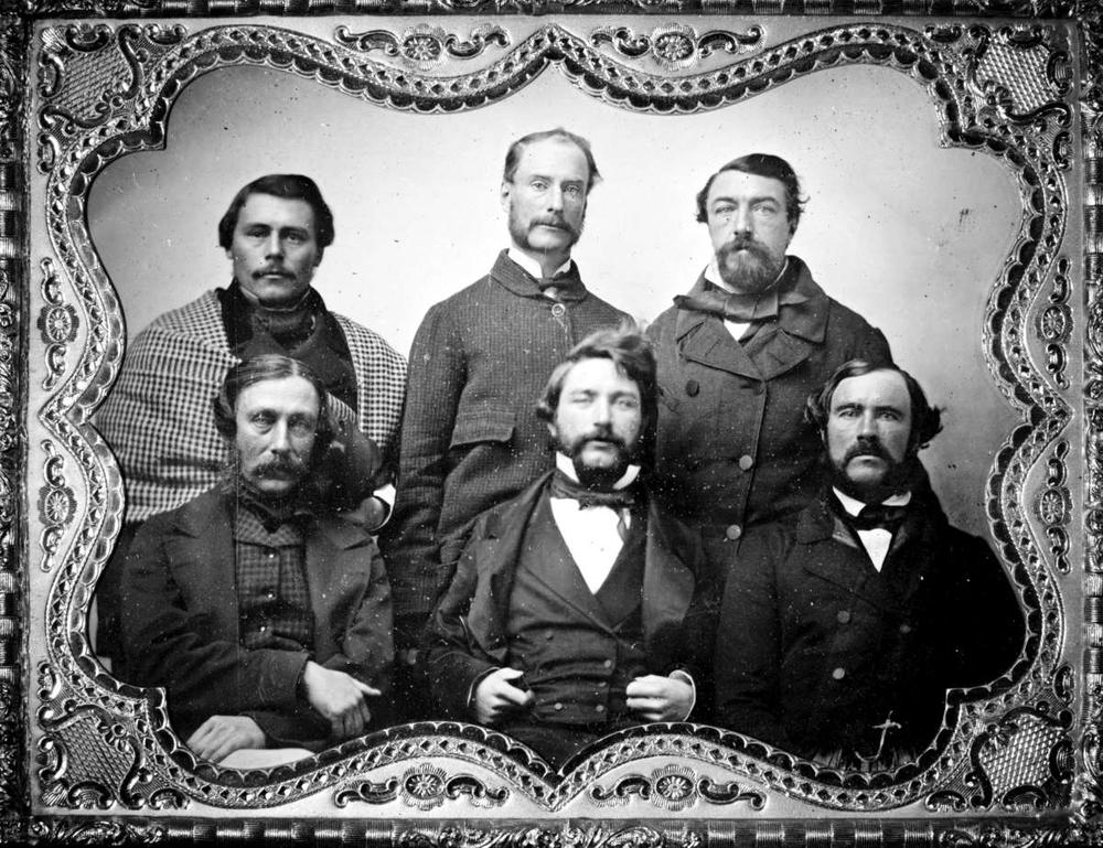Members of the first House of Assembly on Vancouver Island, 1856 - 1859.