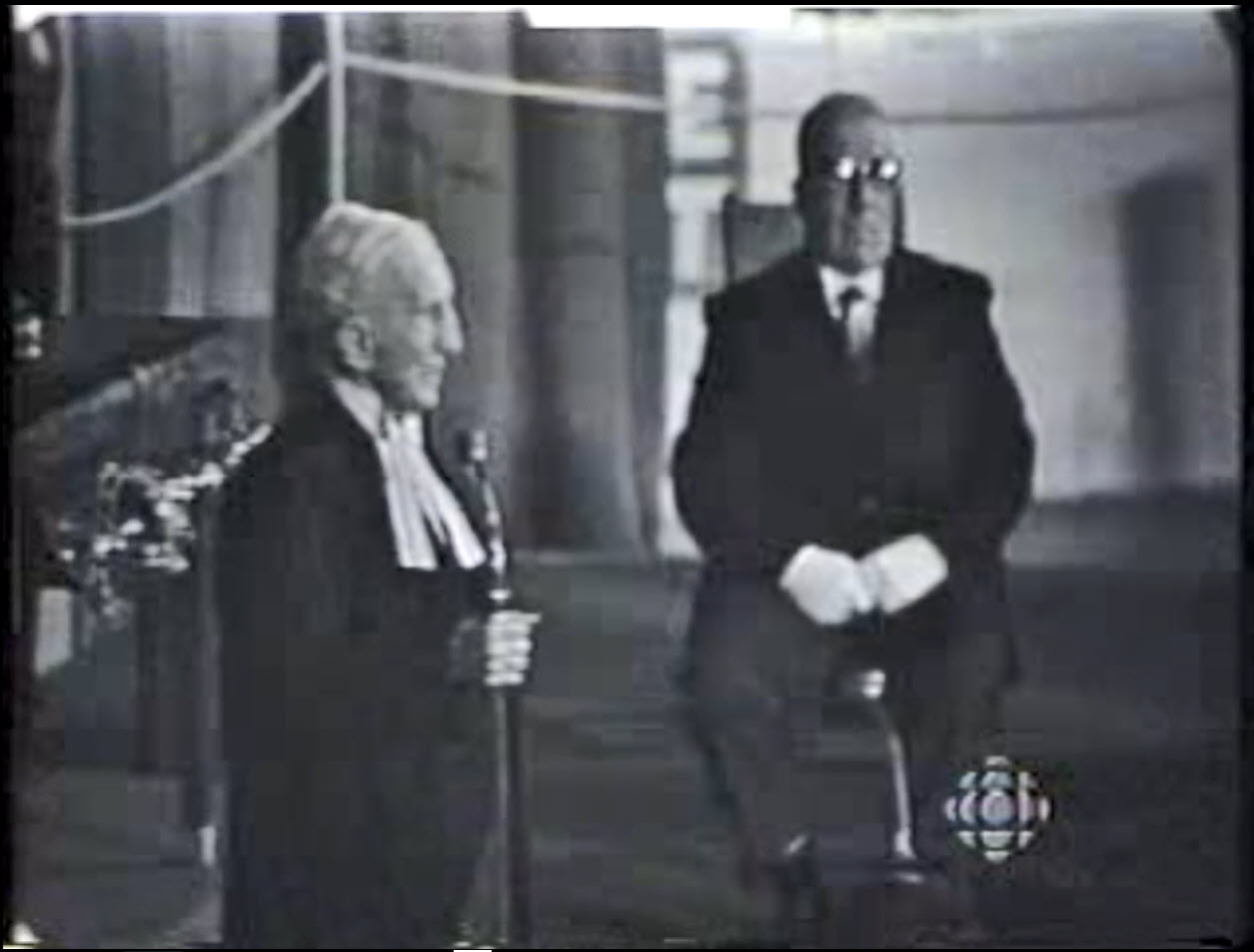 CBC Coverage of the centennial sitting in New Westminster, 1967.