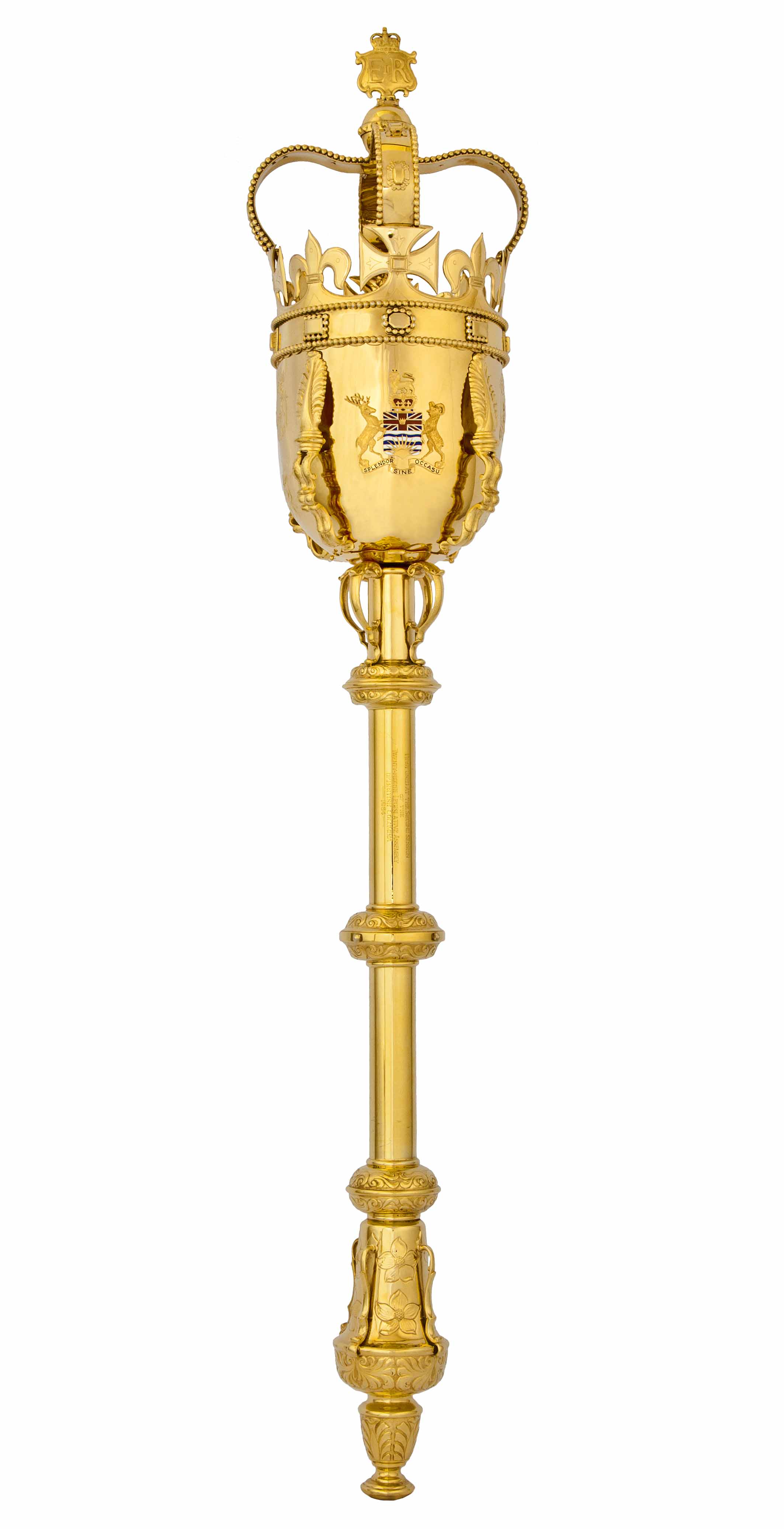 The current mace of the Legislative Assembly of British Columbia.