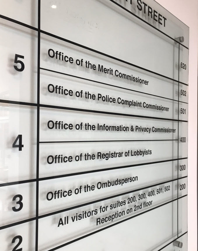 Most of the statutory officers maintain offices in Victoria.