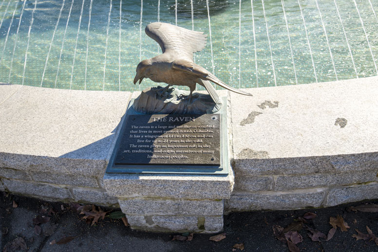 The Raven of the Centennial Fountain