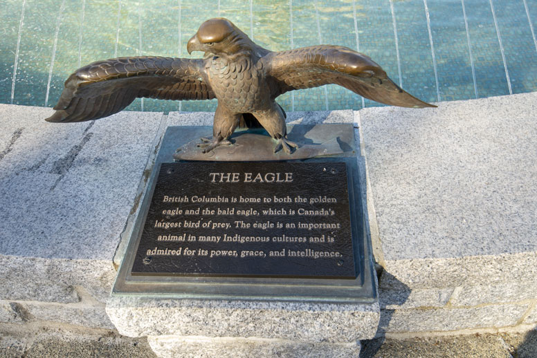 The Eagle of the Centennial Fountain