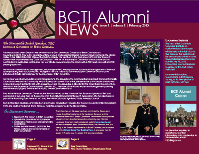 BCTI Alumni News February 2013