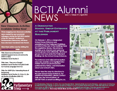 BCTI Alumni News April 2016