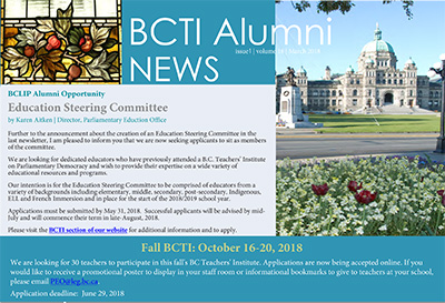BCTI Alumni News March 2018