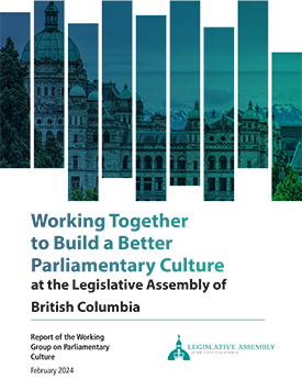Read the Report: Working Together to Build a Better Parliamentary Culture at the Legislative Assembly